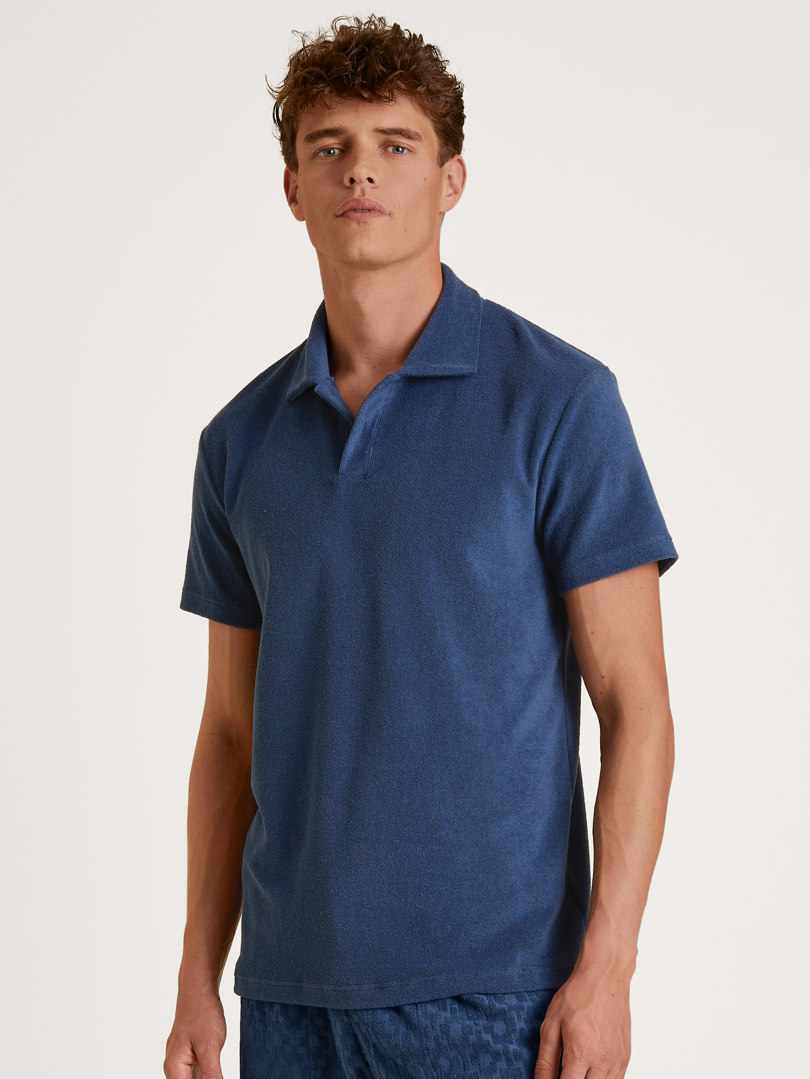 HERREN T-Shirt, insignia blue