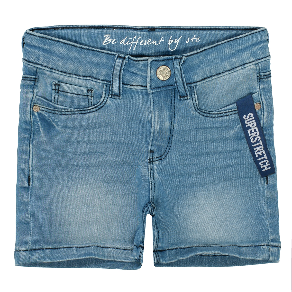Jeans Shorts mit verwaschener Optik Regular Fit